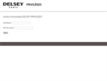 Tablet Screenshot of delseyprivileges.com